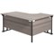 Jemini 1600mm Corner Desk, Left Hand, Black Double Upright Cantilever Legs, Grey Oak