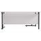 Jemini 1800mm Corner Desk, Left Hand, Black Double Upright Cantilever Legs, White