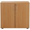 First Desk High Wooden Storage Cupboard, 1 Shelf, 730mm High, Beech