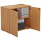 First Desk High Wooden Storage Cupboard, 1 Shelf, 730mm High, Beech