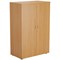 First Medium Wooden Storage Cupboard, 3 Shelves, 1200mm High, Beech