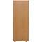 First Medium Wooden Storage Cupboard, 3 Shelves, 1200mm High, Beech