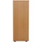 First Medium Wooden Storage Cupboard, 3 Shelves, 1200mm High, Beech