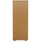 First Medium Wooden Storage Cupboard, 3 Shelves, 1200mm High, Oak