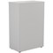 First Medium Wooden Storage Cupboard, 3 Shelves, 1200mm High, White