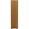 First Tall Wooden Storage Cupboard, 4 Shelves, 1800mm High, Oak