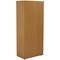 First Tall Wooden Storage Cupboard, 4 Shelves, 1800mm High, Oak