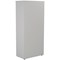 First Tall Wooden Storage Cupboard, 4 Shelves, 1800mm High, White