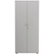 First Tall Wooden Storage Cupboard, 4 Shelves, 1800mm High, White