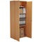 First Extra Tall Wooden Cupboard, 4 Shelves, 2000mm High, Beech