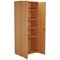 First Extra Tall Wooden Cupboard, 4 Shelves, 2000mm High, Beech