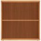 Polaris Low Bookcase, 1 Shelf, 816mm High, Beech