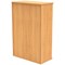 Polaris Medium Bookcase, 2 Shelves, 1204mm High, Beech
