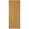 First Extra Tall Wooden Cupboard, 4 Shelves, 2000mm High, Oak