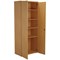 First Extra Tall Wooden Cupboard, 4 Shelves, 2000mm High, Oak