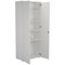 First Extra Tall Wooden Cupboard, 4 Shelves, 2000mm High, White