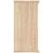 Polaris Low Bookcase, 1 Shelf, 816mm High, Oak