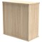 Polaris Low Bookcase, 1 Shelf, 816mm High, Oak