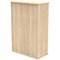 Polaris Medium Bookcase, 2 Shelves, 1204mm High, Oak
