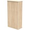 Polaris Tall Bookcase, 3 Shelves, 1592mm High, Oak