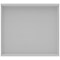Polaris Desk High Bookcase, 1 Shelf, 730mm High, White