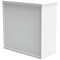 Polaris Low Bookcase, 1 Shelf, 816mm High, White