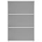 Polaris Medium Bookcase, 2 Shelves, 1204mm High, White