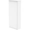 Polaris Extra Tall Bookcase, 4 Shelves, 1980mm High, White