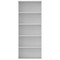Polaris Extra Tall Bookcase, 4 Shelves, 1980mm High, White