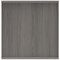 Polaris Low Bookcase, 1 Shelf, 816mm High, Grey Oak
