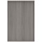 Polaris Medium Bookcase, 2 Shelves, 1204mm High, Grey Oak