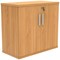 Polaris Desk High Cupboard, 1 Shelf, 730mm High, Beech