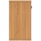 Polaris Desk High Cupboard, 1 Shelf, 730mm High, Beech