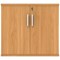 Polaris Desk High Cupboard, 1 Shelf, 730mm High, Beech
