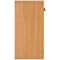 Polaris Low Cupboard, 1 Shelf, 816mm High, Beech