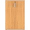 Polaris Medium Cupboard, 2 Shelves, 1204mm High, Beech