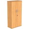 Polaris Tall Cupboard, 3 Shelves, 1592mm High, Beech