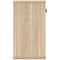 Polaris Desk High Cupboard, 1 Shelf, 730mm High, Oak