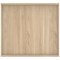 Polaris Desk High Cupboard, 1 Shelf, 730mm High, Oak