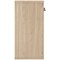 Polaris Low Cupboard, 1 Shelf, 816mm High, Oak