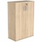 Polaris Medium Cupboard, 2 Shelves, 1204mm High, Oak