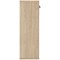 Polaris Medium Cupboard, 2 Shelves, 1204mm High, Oak