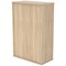 Polaris Medium Cupboard, 2 Shelves, 1204mm High, Oak