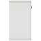 Polaris Desk High Cupboard, 1 Shelf, 730mm High, White