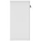 Polaris Low Cupboard, 1 Shelf, 816mm High, White