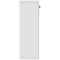 Polaris Medium Cupboard, 2 Shelves, 1204mm High, White