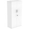 Polaris Tall Cupboard, 3 Shelves, 1592mm High, White