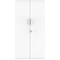 Polaris Tall Cupboard, 3 Shelves, 1592mm High, White