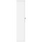Polaris Extra Tall Cupboard, 4 Shelves 1980mm High, White