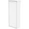 Polaris Extra Tall Cupboard, 4 Shelves 1980mm High, White